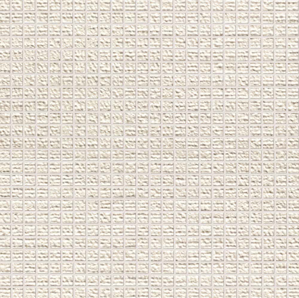 Мозаика Fap Color Now Ghiaccio Micromosaico Dot fMTR, цвет белый, поверхность матовая структурированная, квадрат, 305x305
