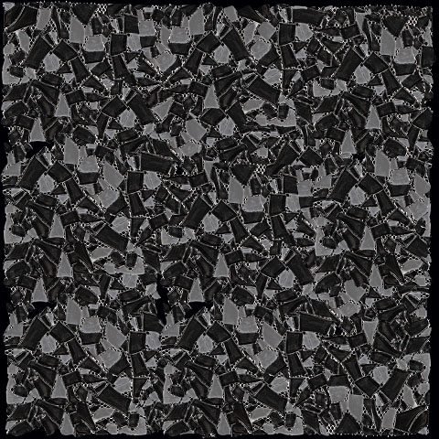Мозаика Natural Mosaic GEM-01 (Стекло), цвет чёрный, поверхность глянцевая, квадрат, 300x300