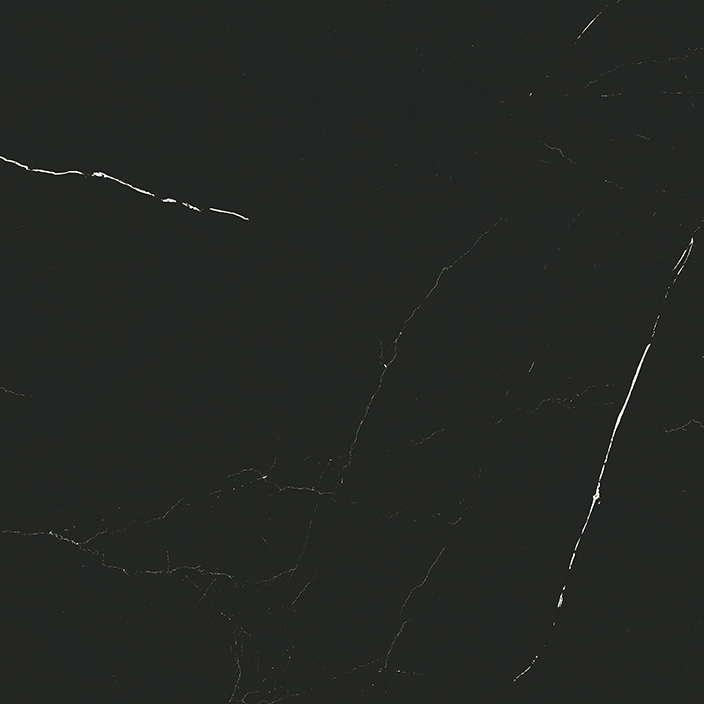 Керамогранит Porcelanosa Liem Black 100296516, цвет чёрный, поверхность матовая, квадрат, 596x596