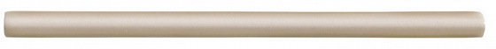 Бордюры Adex ADST5179 Bullnose Trim Silver Sands, цвет коричневый, поверхность глянцевая, прямоугольник, 7,5x198