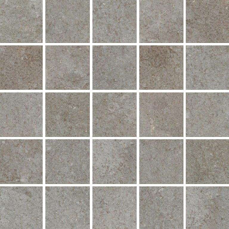 Мозаика Piemme Bits&Pieces Mosaico Pewter Smoke 01277, цвет серый, поверхность матовая, квадрат, 300x300