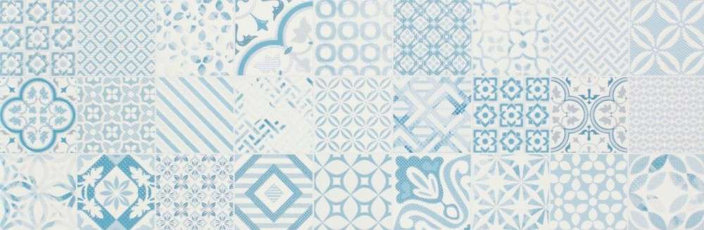 Декоративные элементы Dune Just White Alfama 187584N, цвет белый голубой, поверхность сатинированная, прямоугольник, 300x900
