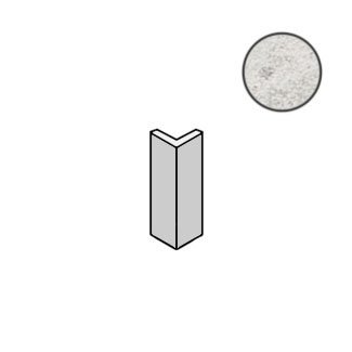 Спецэлементы Stroeher Epos 951 Krios Угловой подступенок 9010, цвет серый, поверхность матовая, прямоугольник, 157x60