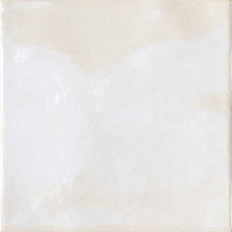 Керамическая плитка Iris Bottega D’Arte Madreperla Lustrato 511036, цвет белый бежевый, поверхность глянцевая, квадрат, 150x150