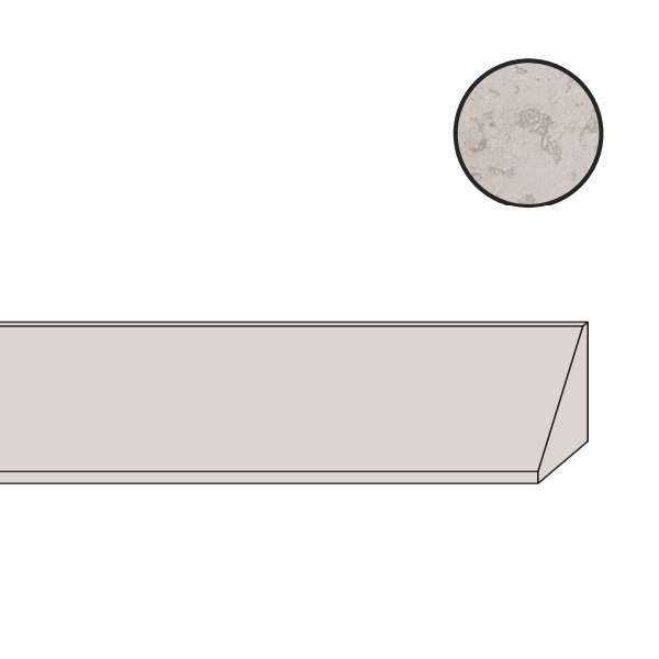 Спецэлементы Piemme Materia Bacchetta Jolly Nacre L/R 03118, цвет бежевый, поверхность лаппатированная, прямоугольник, 15x1200