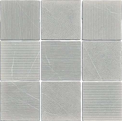 Керамогранит Wow Gea Carved Grey 120290, цвет серый, поверхность матовая, квадрат, 120x120