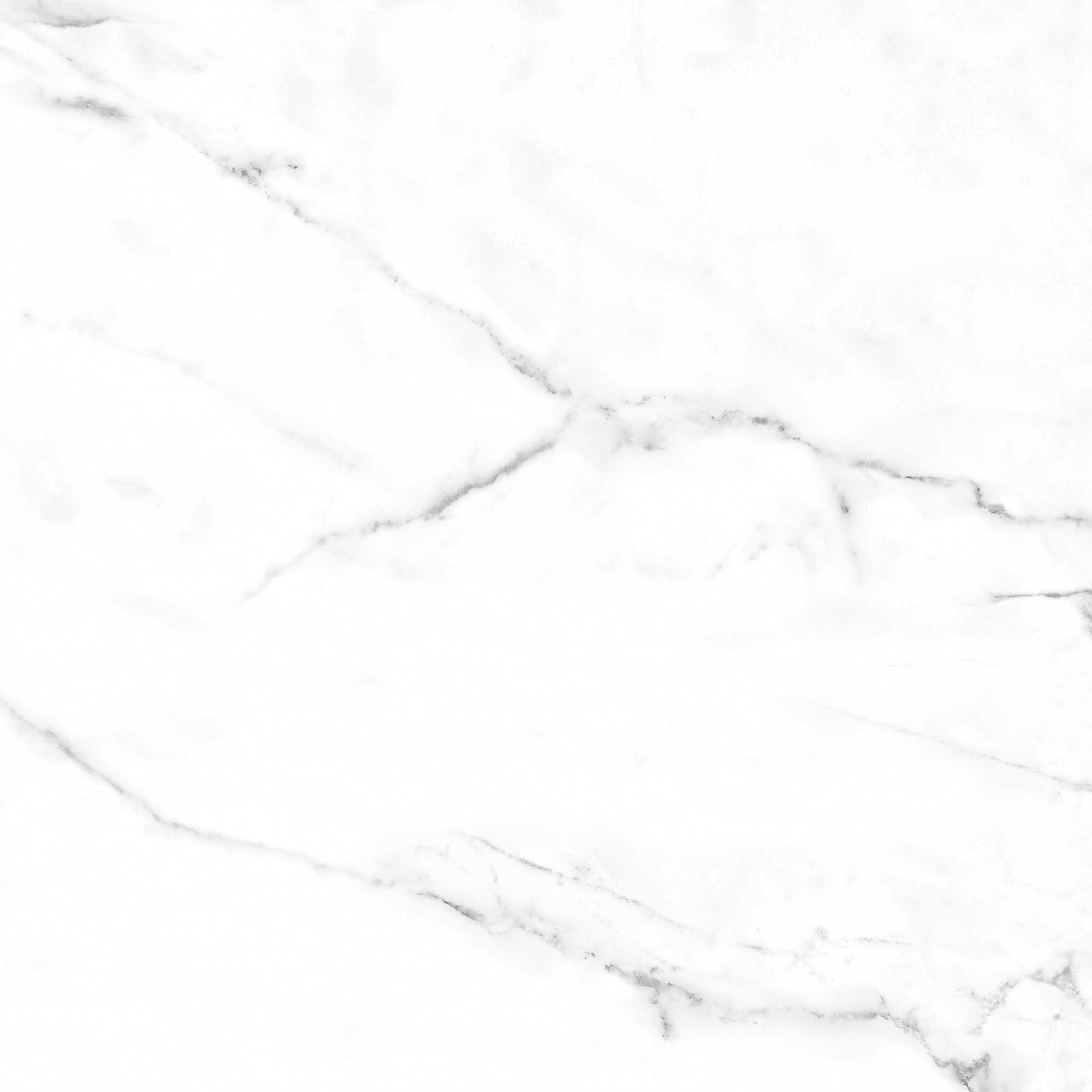 Керамогранит Керамин Хокку 7 Белая, цвет белый, поверхность матовая, квадрат, 400x400