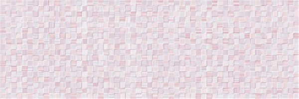Бордюры Navarti Rev. Mosaic Square Malva, цвет розовый, поверхность глянцевая, прямоугольник, 200x600