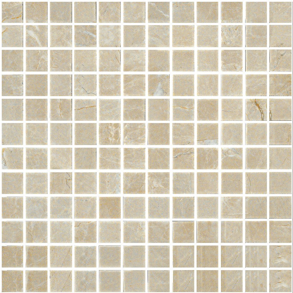 Мозаика Serenissima Magistra Mos Corinthian Lux 1063481, цвет бежевый, поверхность полированная, квадрат, 300x300