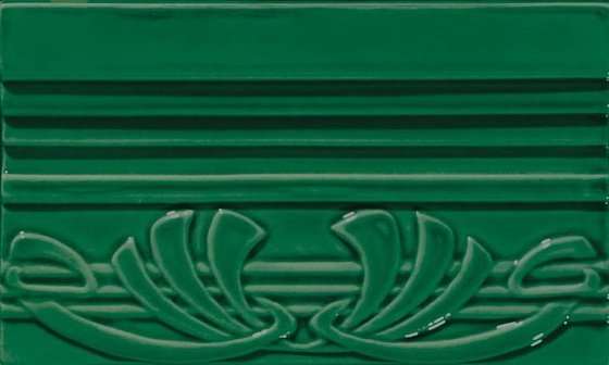 Бордюры Grazia Epoque Terminale Deco Bottle Craquele TED6, цвет зелёный, поверхность глянцевая, квадрат, 120x200
