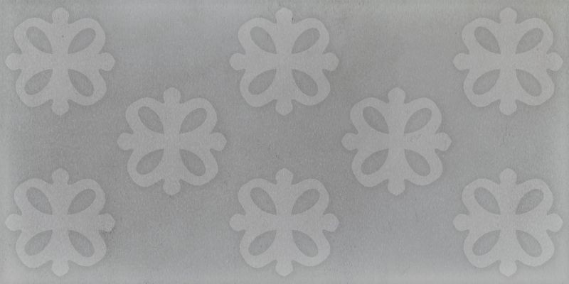 Декоративные элементы Cifre Sonora Decor Grey Brillo, цвет серый, поверхность глянцевая, кабанчик, 75x150