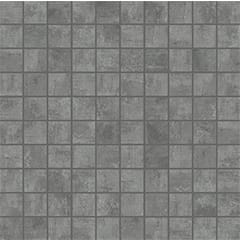 Мозаика Floor Gres Rawtech Raw Coal Nat (3X3) Mosaico 753907, цвет серый тёмный, поверхность матовая, квадрат, 300x300