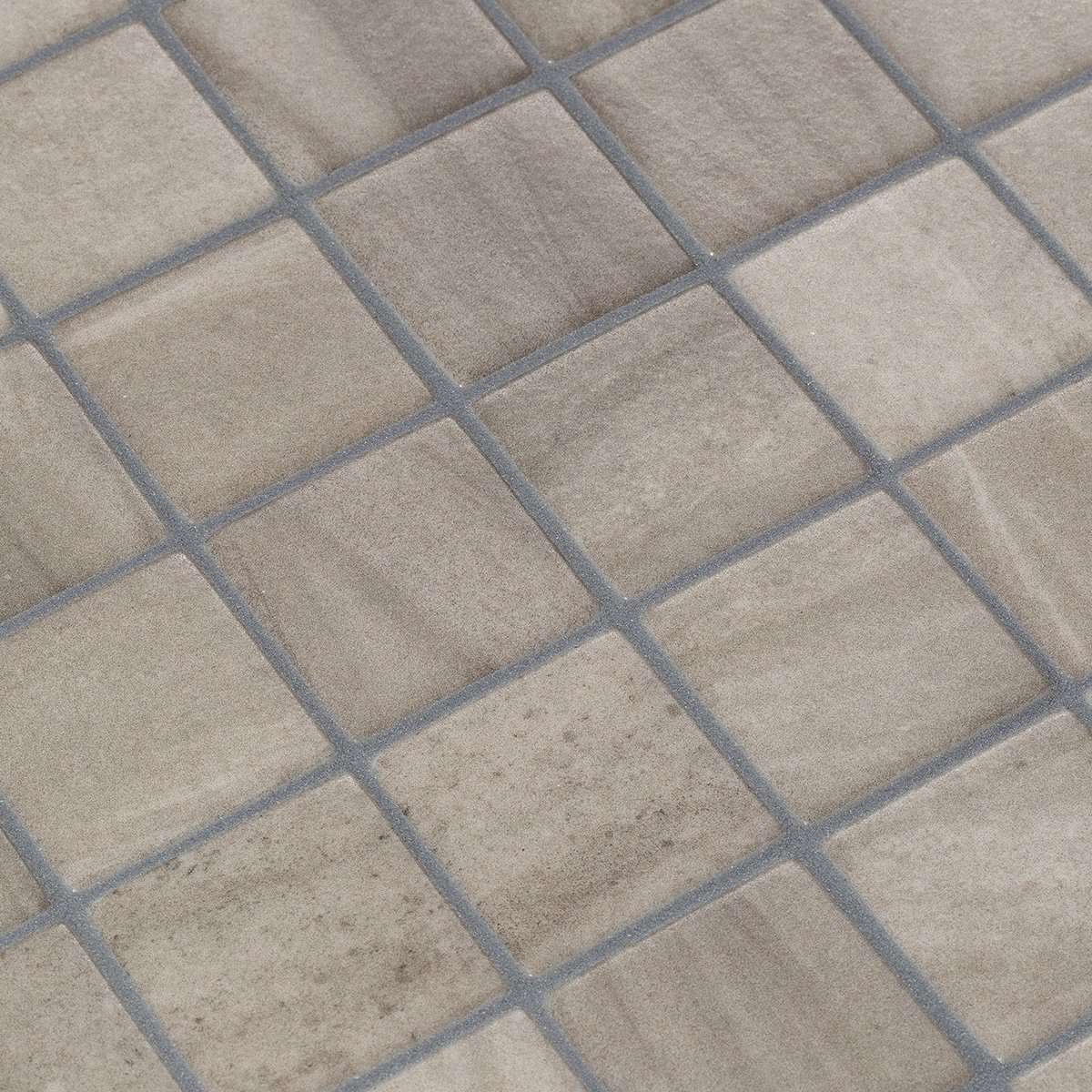 Мозаика Ezarri Safe-Steps Sarsen 50, цвет серый, поверхность матовая, квадрат, 365x365