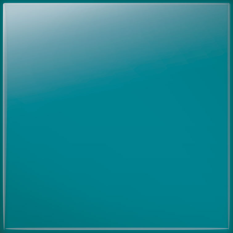 Керамическая плитка Tubadzin Pastel Turkusowy, цвет бирюзовый, поверхность глянцевая, квадрат, 200x200