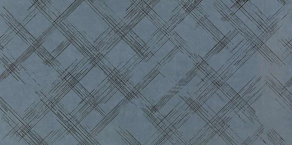 Декоративные элементы Fap Bloom Metal Blue Silver Inserto fOYR, цвет синий, поверхность матовая, прямоугольник, 800x1600