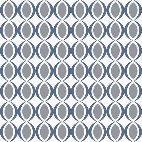 Декоративные элементы Vallelunga Colibri Blu Dec E6 6000364, цвет синий, поверхность матовая, квадрат, 125x125