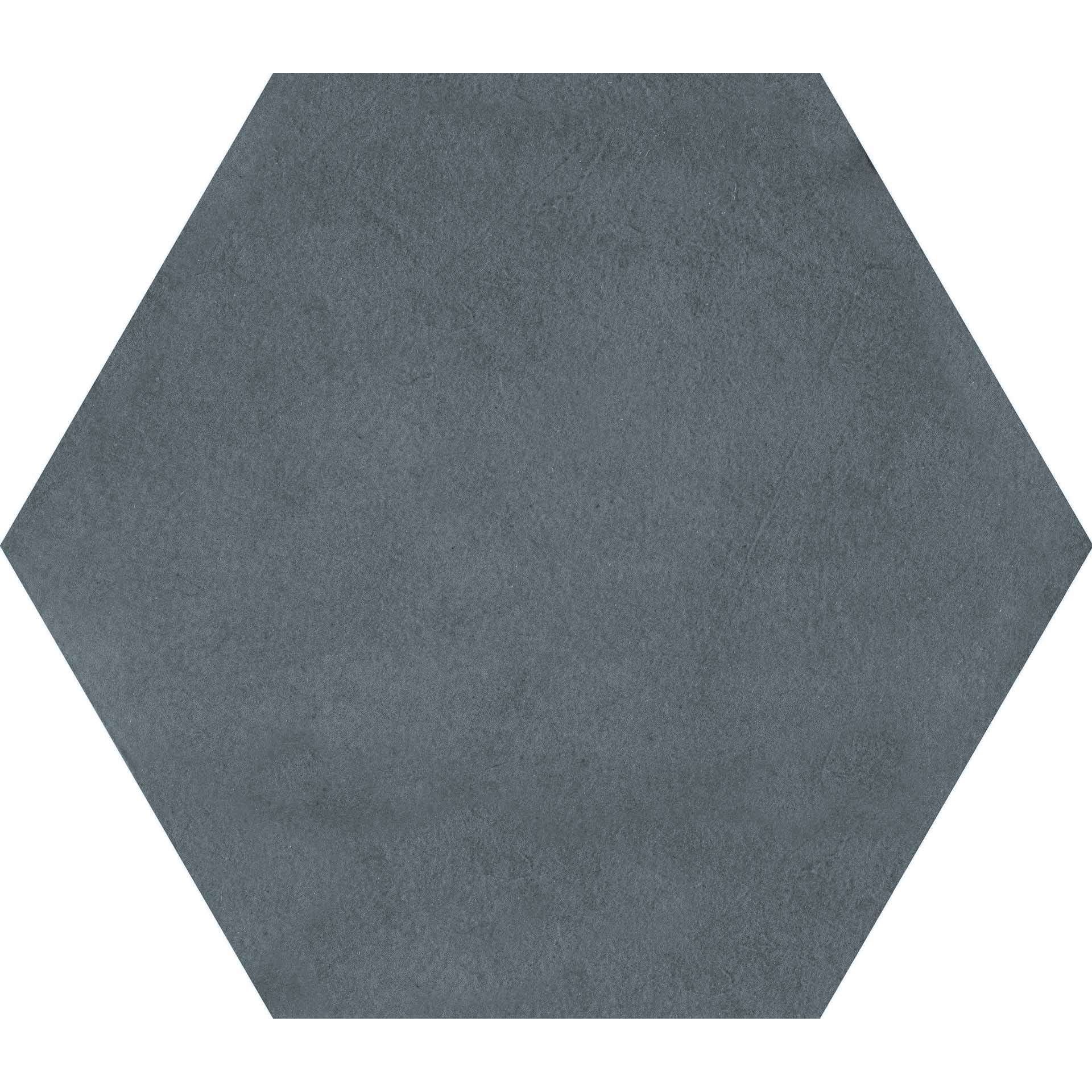 Керамогранит Ornamenta Medley Solid Grey ME25G, цвет серый, поверхность матовая, шестиугольник, 250x250