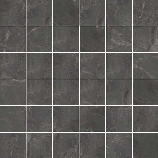 Мозаика Cerdomus Sybil Mosaico 4,7 Black Nat. 84486, цвет чёрный, поверхность матовая, квадрат, 300x300