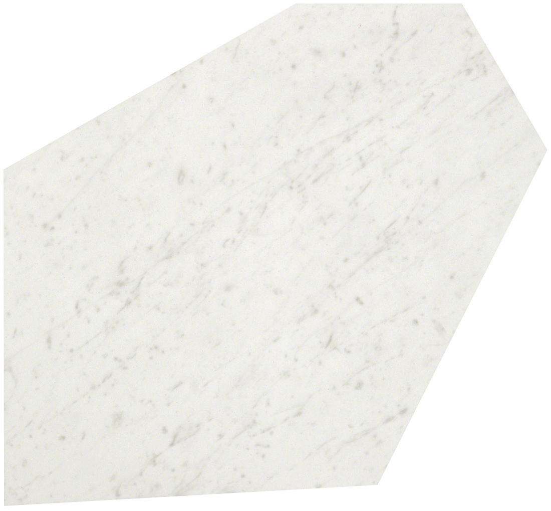 Декоративные элементы Fap Roma Diamond Caleido Carrara Brillante fNKO, цвет белый, поверхность глянцевая, шестиугольник, 370x520