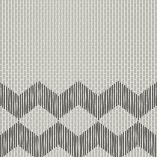 Керамогранит Mutina Tape Zigzag Half White Reta17, цвет белый, поверхность матовая рельефная, квадрат, 205x205