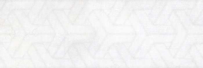 Керамическая плитка Rocersa Groovy Rel White, цвет белый, поверхность глянцевая, прямоугольник, 200x600