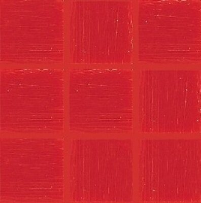 Мозаика Bisazza GM 20.81 (3), цвет красный, поверхность матовая, квадрат, 322x322