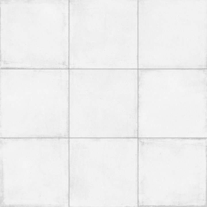 Керамогранит Aparici Tango White Natural, цвет белый, поверхность матовая, квадрат, 592x592