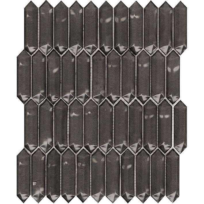Мозаика L'Antic Colonial Crystal Black L244009731, цвет чёрный, поверхность глянцевая, прямоугольник, 295x345
