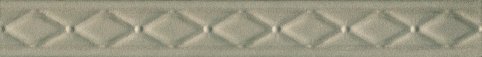 Бордюры Керамин Фасонная деталь Дамаск 2T, цвет коричневый, поверхность матовая, прямоугольник, 30x275