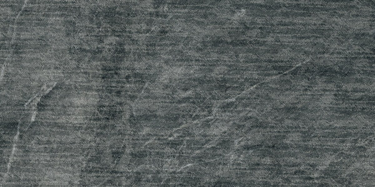 Керамогранит Flaviker Blue Savoy Graphite Tex Ret 0006337, цвет серый тёмный, поверхность матовая, прямоугольник, 600x1200