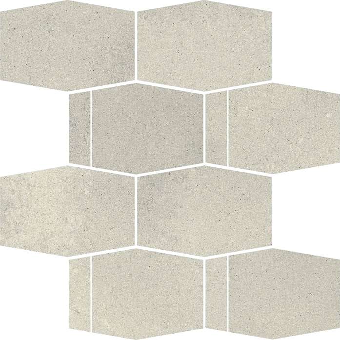 Мозаика Paradyz Naturstone Grys Mozaika Cieta Hexagon Mix, цвет серый, поверхность матовая, шестиугольник, 233x286