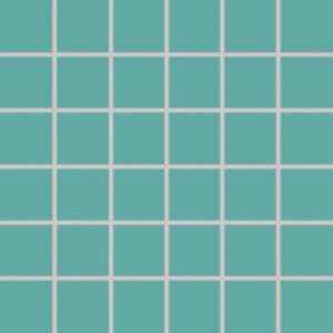 Мозаика Rako Color Two GDM05467 (5x5), цвет бирюзовый, поверхность матовая, квадрат, 300x300