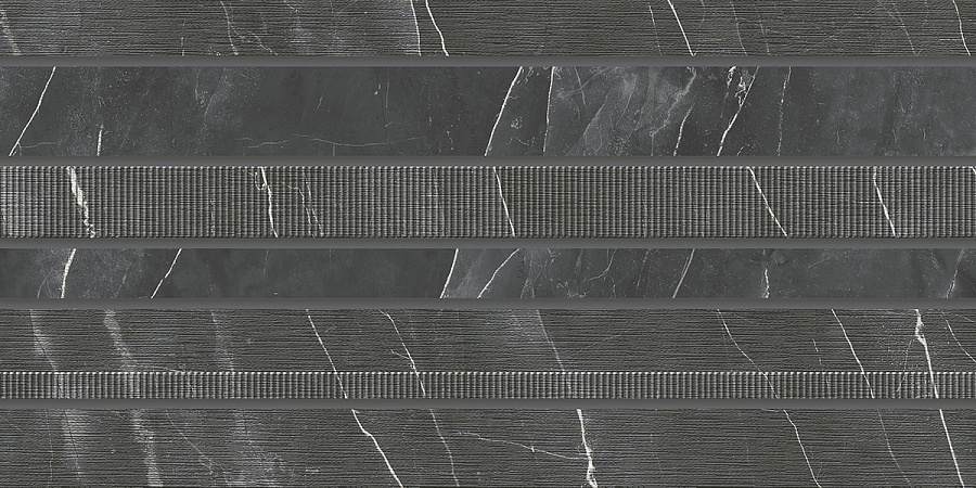 Керамическая плитка Azori Hygge Mix Grey, цвет чёрный, поверхность матовая, прямоугольник, 315x630