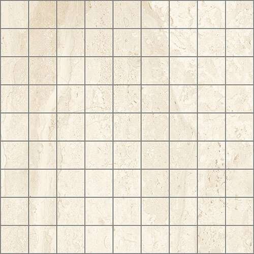 Мозаика Керлайф Olimpia Crema, цвет бежевый, поверхность глянцевая, квадрат, 294x294