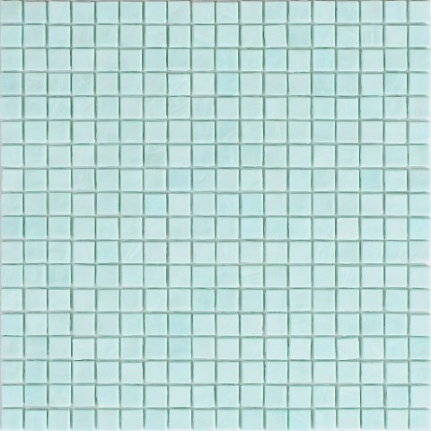 Мозаика Alma Mosaic Opaco NA68, цвет голубой, поверхность глянцевая, квадрат, 295x295