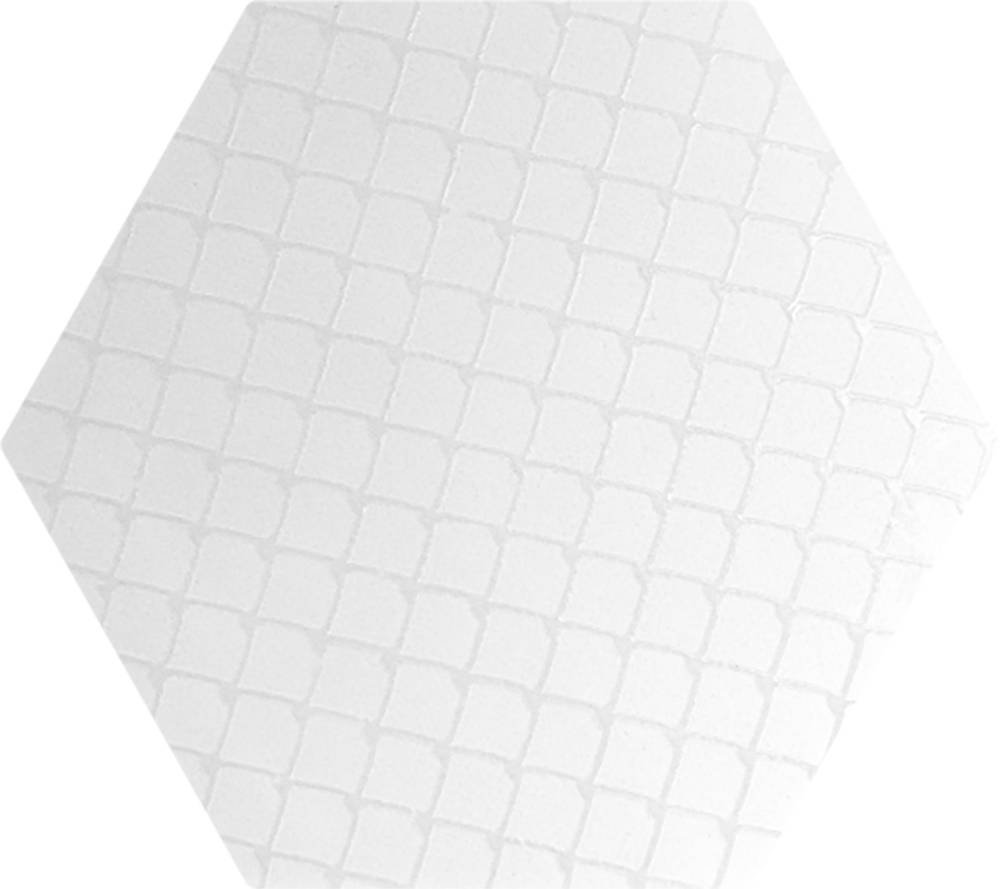 Декоративные элементы Maritima Astro Decor White, цвет белый, поверхность матовая, шестиугольник, 200x240