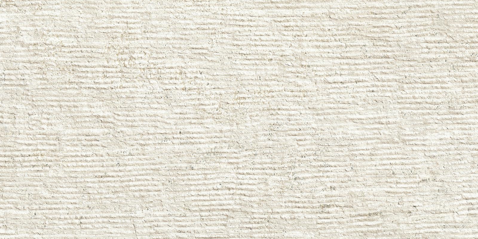 Керамогранит Provenza Unique Travertine Ruled White Naturale EJ95, цвет белый, поверхность натуральная, прямоугольник, 300x600