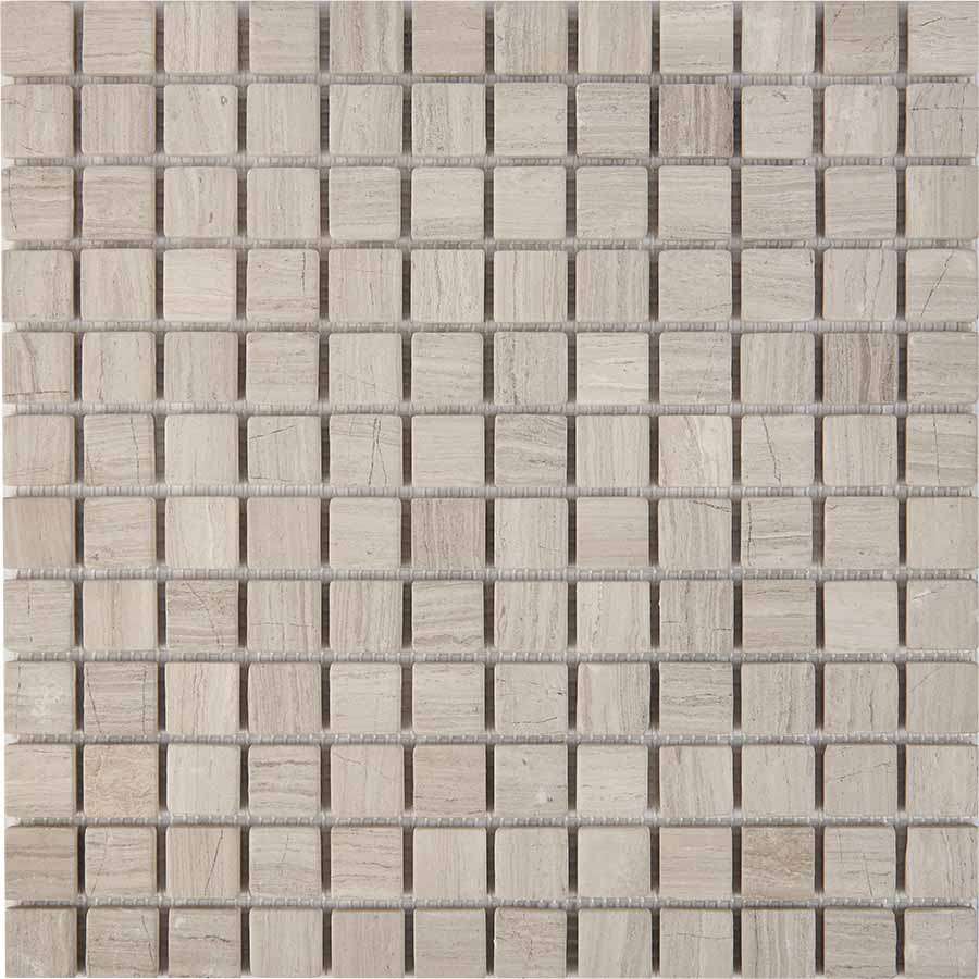 Мозаика Pixel Mosaic PIX256 Мрамор (23x23 мм), цвет бежевый, поверхность матовая, квадрат, 305x305