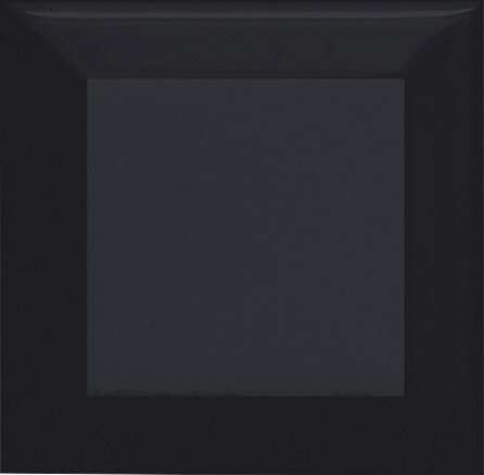 Керамическая плитка Adex ADNE2048 Biselado PB Negro, цвет чёрный тёмный, поверхность глянцевая, квадрат, 75x75