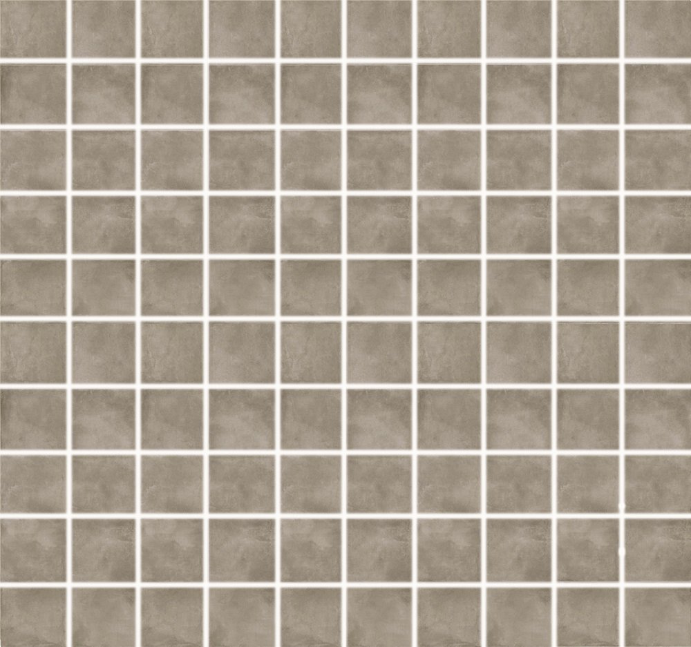Мозаика Terratinta Kos Brun TTKO03M3UM, цвет серый, поверхность матовая, квадрат, 300x300
