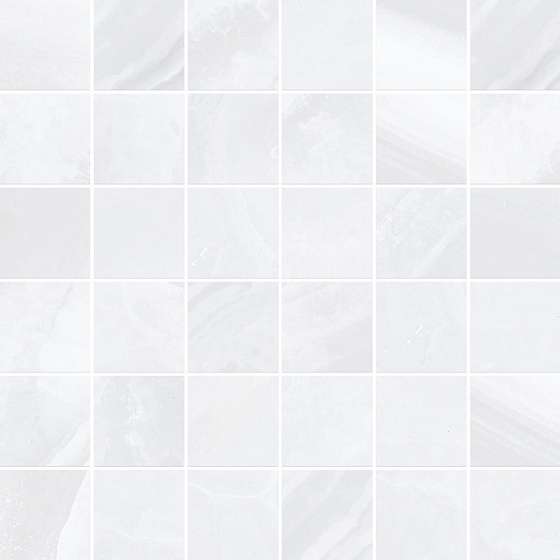 Мозаика Vallelunga Nolita Mosaico Bianco Satin 6001030, цвет белый, поверхность сатинированная, квадрат, 300x300