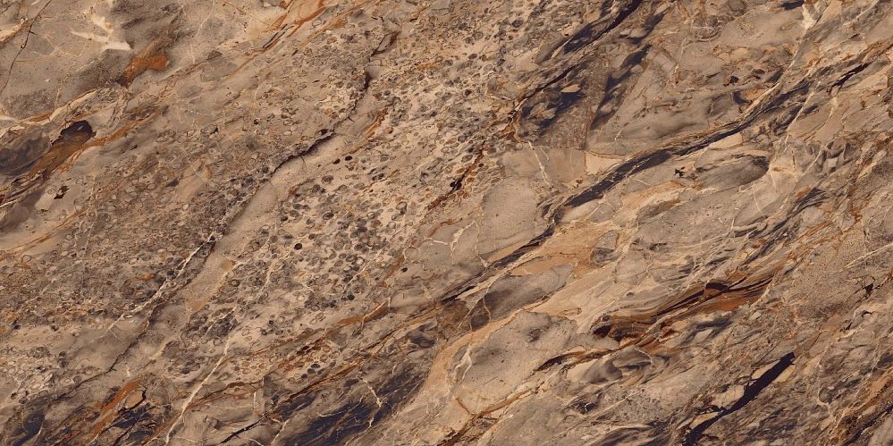 Керамогранит Maimoon Maimoon Golden River highglossy, цвет коричневый, поверхность глянцевая, прямоугольник, 600x1200