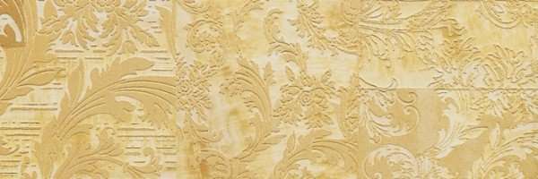 Декоративные элементы Versace Marble Fas.20 Patchwork Oro 240722, цвет золотой, поверхность лаппатированная, прямоугольник, 195x585