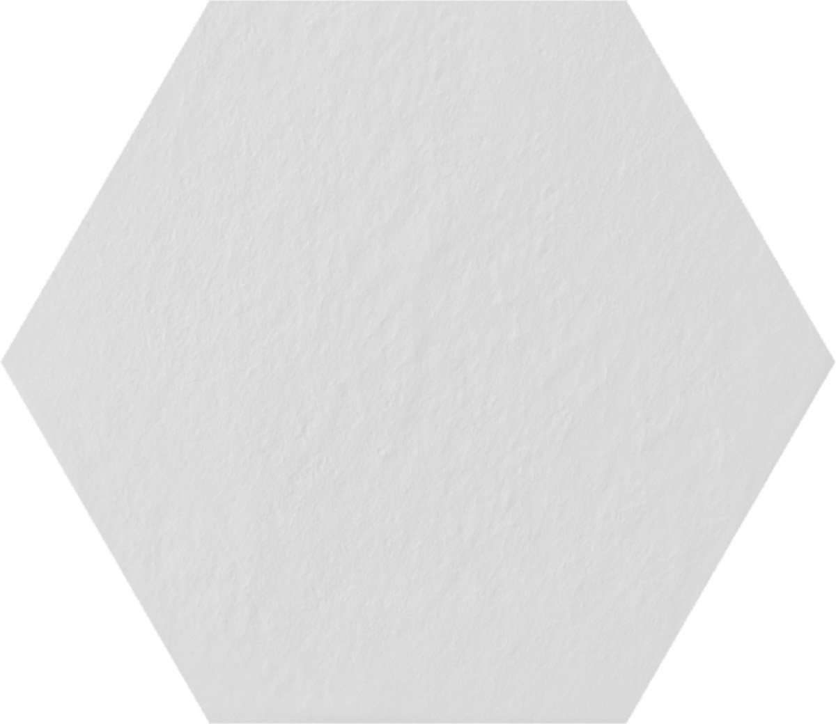 Керамогранит Keradom Colors White, цвет белый, поверхность матовая, шестиугольник, 150x173