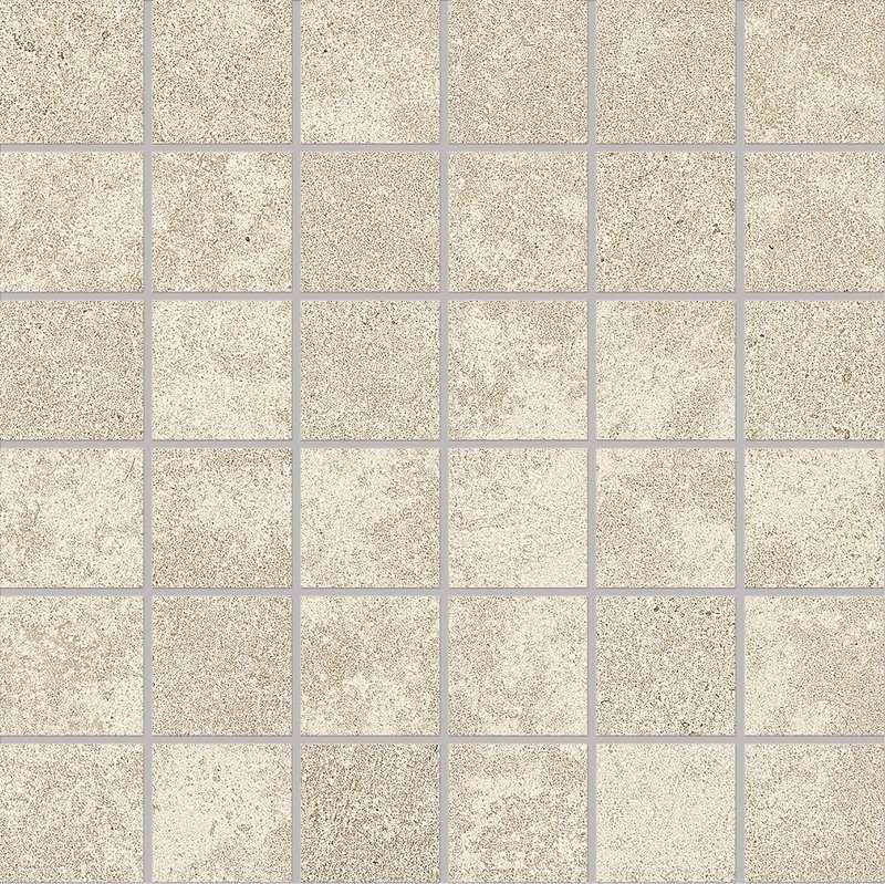 Мозаика Provenza Re-Play Concrete Mosaico 5X5 Sand EKGA, цвет бежевый, поверхность матовая, квадрат, 300x300