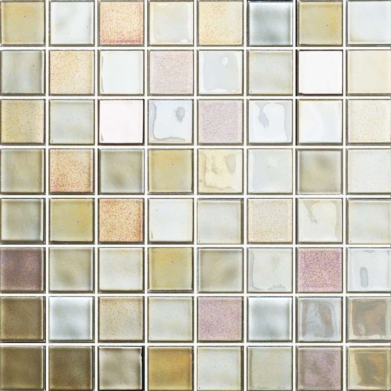 Мозаика Love Tiles Light Mosaico Silver Mix, цвет разноцветный, поверхность глянцевая, квадрат, 274x274