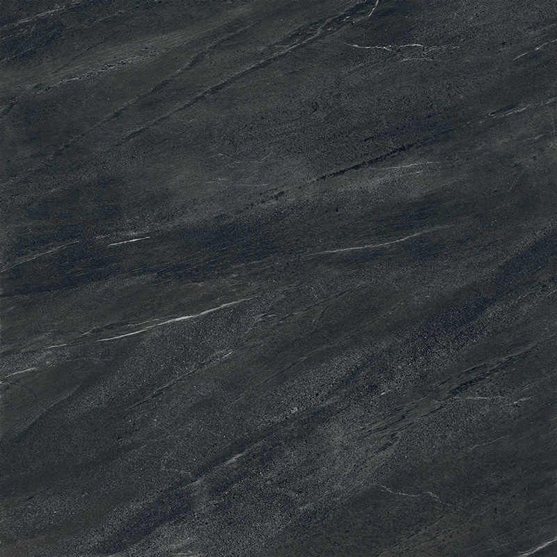 Широкоформатный керамогранит Geotiles Lavica Mica Matt, цвет чёрный, поверхность матовая, квадрат, 1200x1200