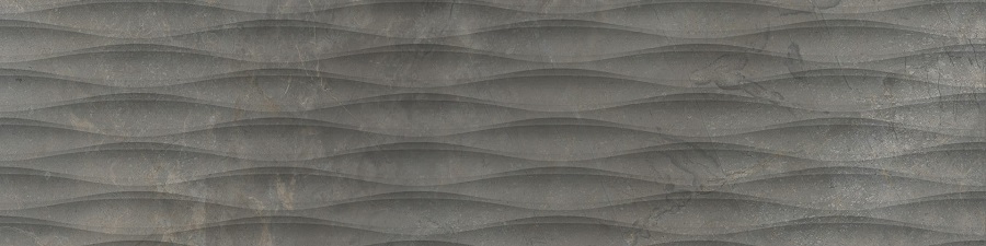 Декоративные элементы Cerrad Masterstone Graphite Waves Poler, цвет серый, поверхность матовая, прямоугольник, 297x1197