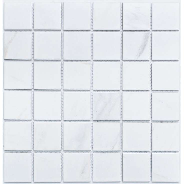 Мозаика NS Mosaic PR4848-32, цвет белый, поверхность матовая, квадрат, 306x306