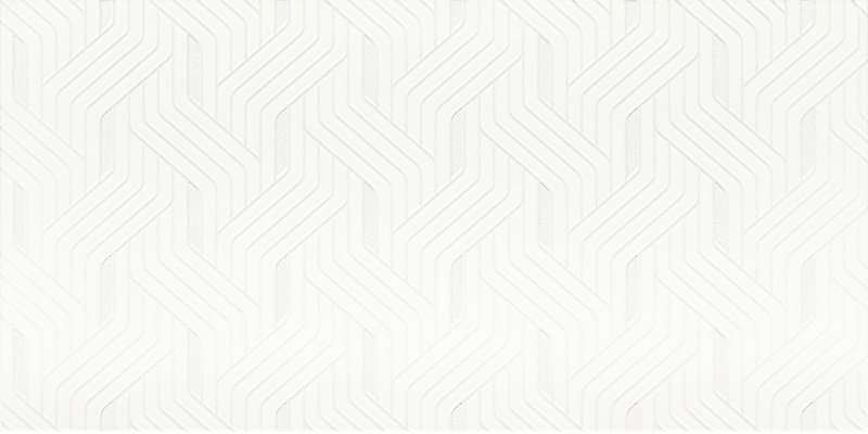 Декоративные элементы Paradyz Synergy Bianco Inserto, цвет белый, поверхность глянцевая, прямоугольник, 300x600